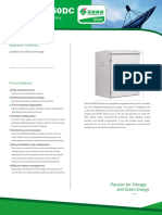 SDA10-4850DC lithium iron phosphate battery system provides DC backup power