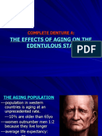 The Effects of Aging On The Edentulous State