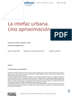 La Interfície Urbana. Una Aproximació PDF