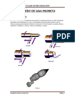 Diseño de Una Probeta de Mecanizado PDF