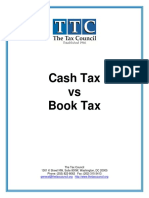 Cash Tax vs Book Tax Final