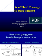 Effect of Fluid Therapy On Acid Base Balance