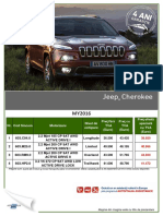 Fisa Jeep Cherokee MY2016 Cu 4 Ani Garantie 30 Septembrie 2018