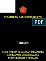 TNI Baris Berbaris Peraturan