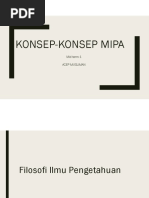 Konsep-Konsep Mipa