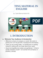 Presenting Material in English-1