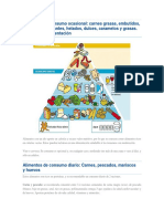 Alimentos de Consumo Ocasional