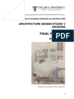 BSC Hons Arch Studio Arc60306 Project 2 August 2018 v5
