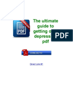 The Ultimate Guide to Getting Over Depression PDF