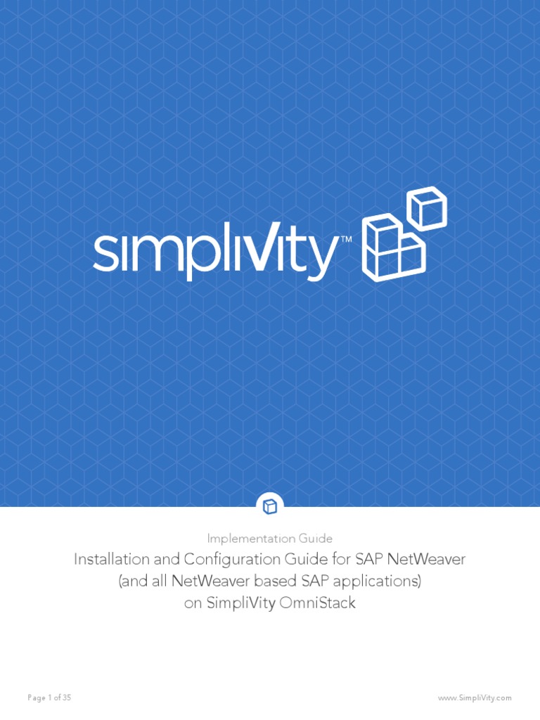 Installation and Configuration Guide For Sap Netweaver (And All ...