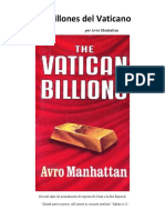 Los Billones Del Vaticano Avro Manhattan