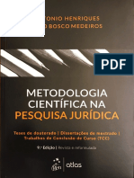 Metodologia Cientifica Na Pesquisa Juridica