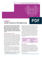 Health Systems Strengthening: Brief)