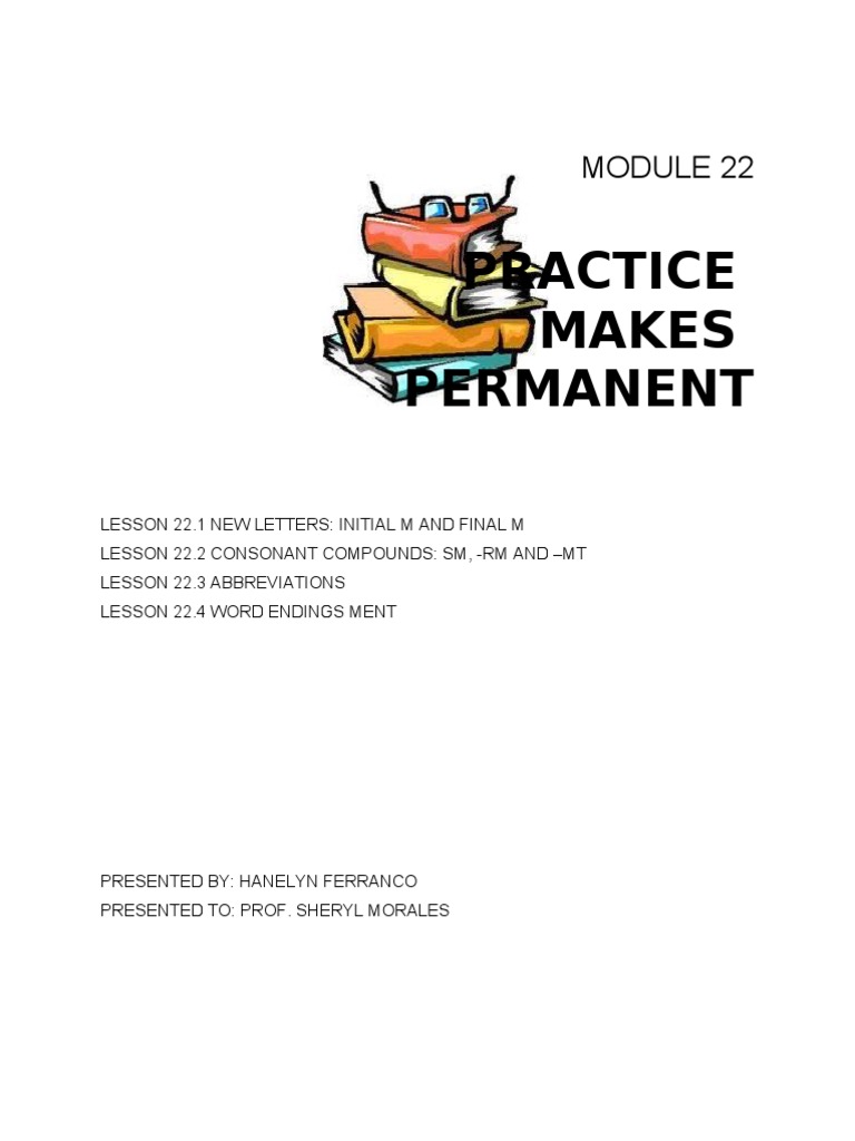 Lesson 22 Hanelyn Ferranco | PDF