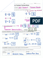 2018 Fall Final Review Solutions 1