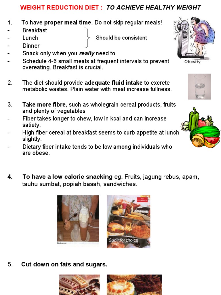 Weight Reduction Diet | PDF