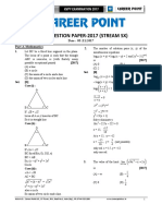 KVPY EXAMINATION 2017 CLASS XII (STREAM SX) CAREER POINT