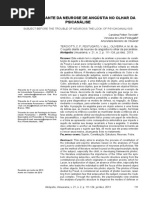 O SUJEITO DIANTE DA NEUROSE DE ANGÚSTIA NO OLHAR DA PSICANÁLISE