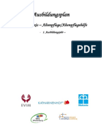 Ausbildungsplan 1. Ausbildungsjahr PDF