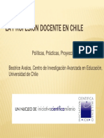 Políticas, Prácticas, Proyecciones Beatrice Avalos, Centro de Investigación Avanzada en Educación, Universidad de Chile