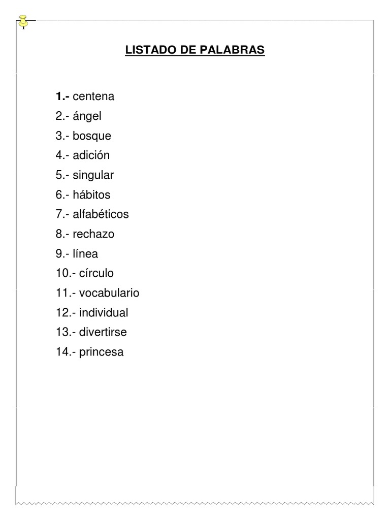 Oraciones De Dictado Para Tercer Grado