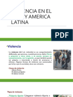 Violencia en El Perú y America Latina