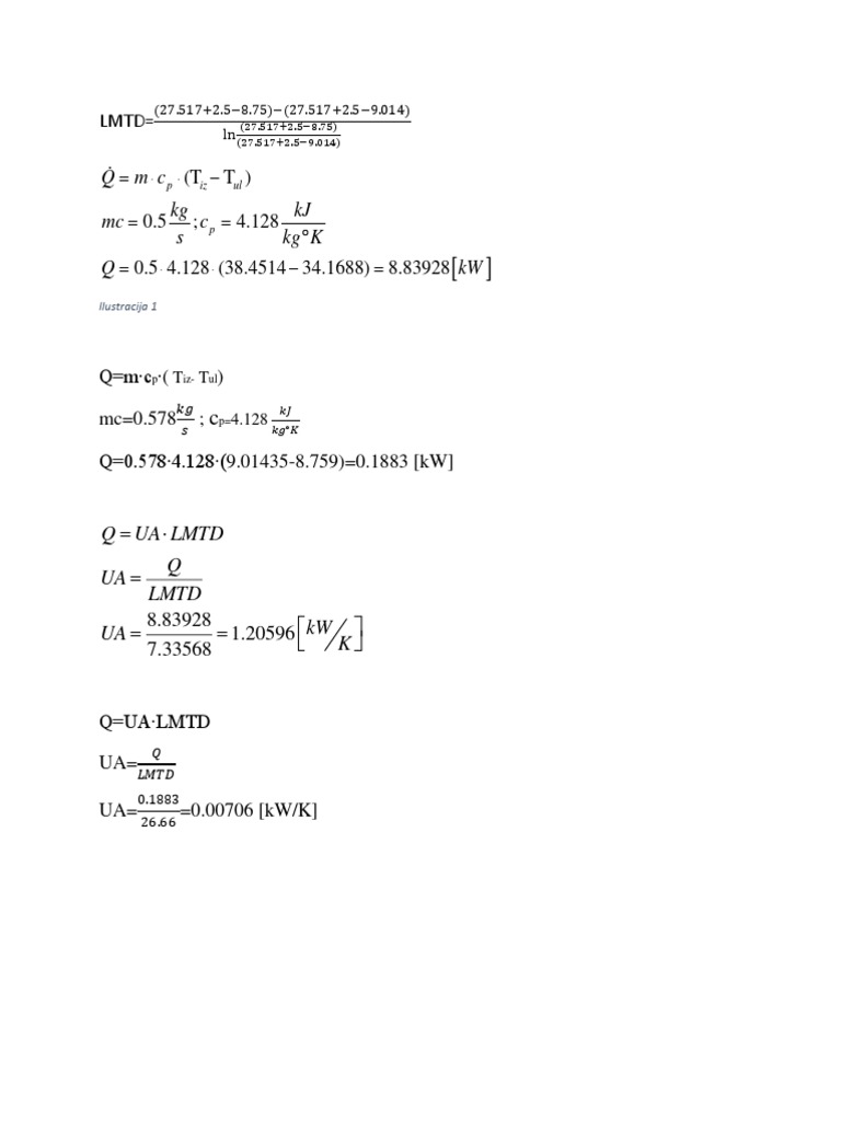 Heat Transfer Calculations | PDF