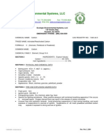 MSDS Activated Carbon