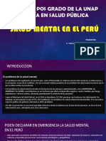 Salud Mental en El Perú