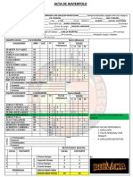 Acta Waterpolo 2 Jornada