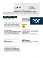 Shell Tellus S2 MX 68 Hydraulic Fluid Technical Data Sheet