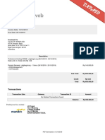 Invoice #1355942: Invoice Date: 12/10/2018 Due Date: 26/10/2018