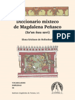 Diccionario Mixteco de Magdalena Peñasco (Saꞌan Ñuu Savi)