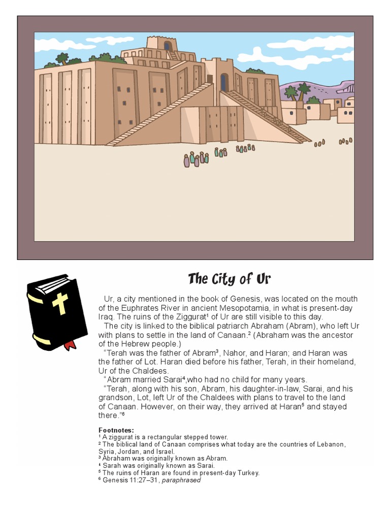 3D Picture Cities of the Bible The City of Ur Abraham Sarah