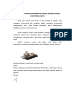 Komponen Pengoprasian Motor Listrik Dengan Sistem Elektromagnetik