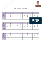 Basic Week 5 Form 1