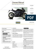 Owners Manual: Öhlins Road & Track Front Fork FG 43 Including