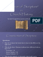 Canon of Scripture in Church History/TITLE