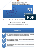 CEFR - B1 Bahasa Arab