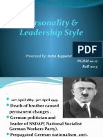 Personality & Leadership Style: Presented By: Asha Augustine Joseph