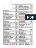 Daftar Obat PKM Singgani