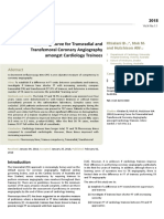 Learning Curve For Transradial and Transfemoral Coronary Angiography Amongs