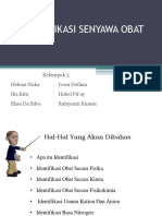 Identifikasi Senyawa Obat