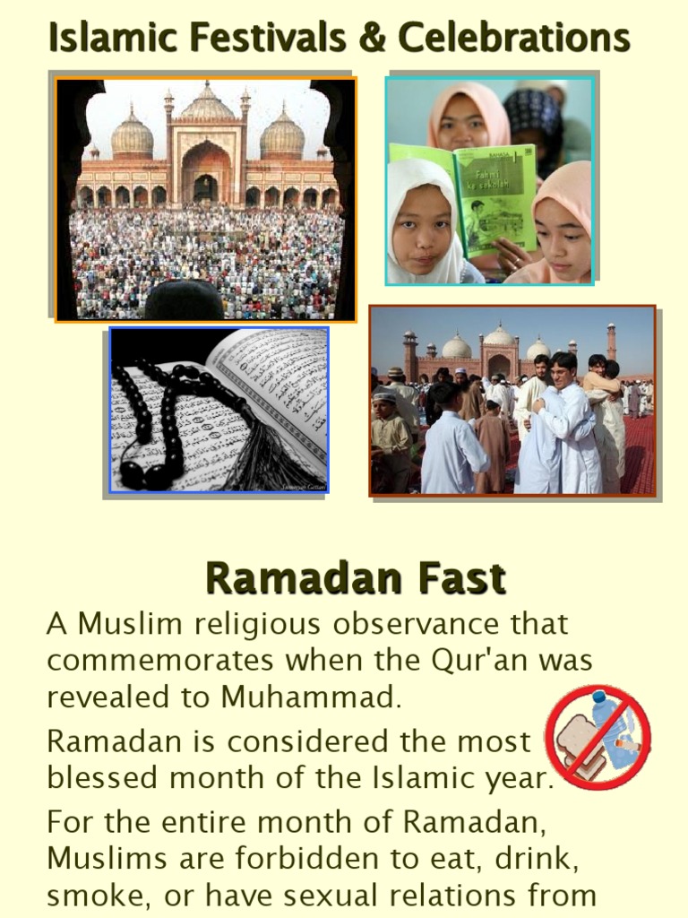 Key Islamic Festivals Explained | PDF | Ramadan | Quran