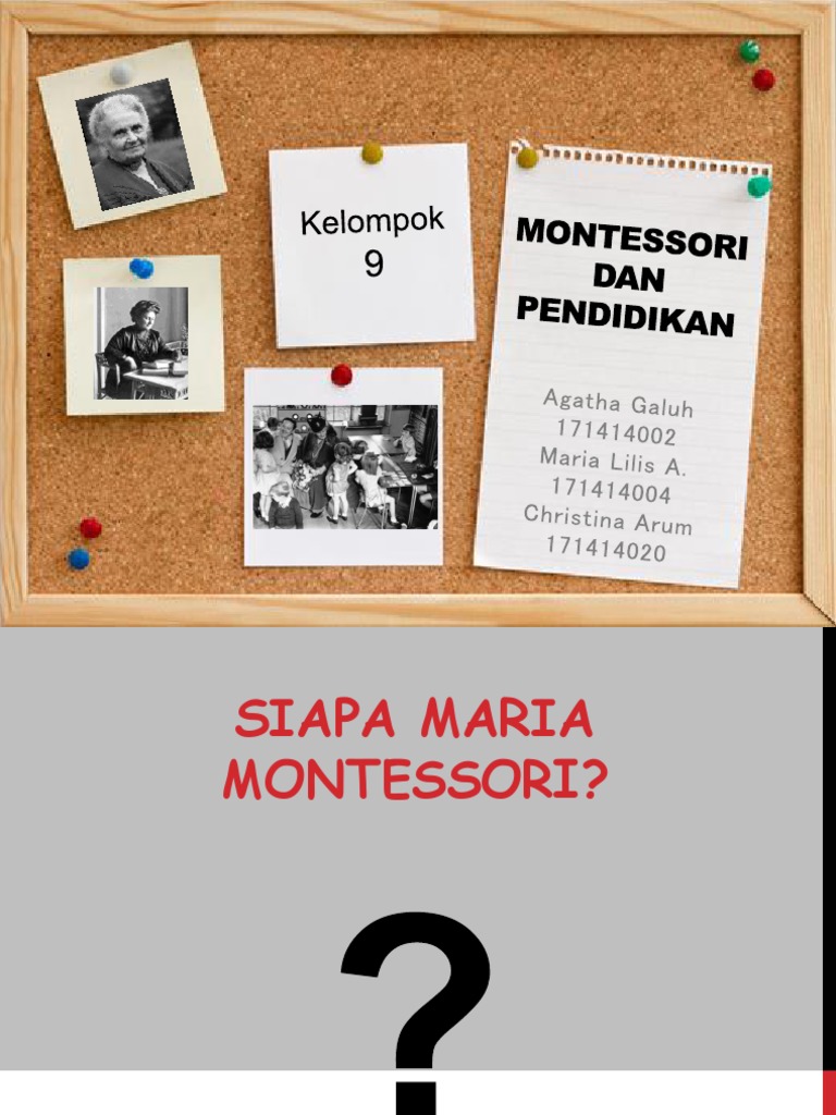 Presentasi Montessori Dan Pendidikan Pdf