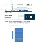 Derecho Internacional