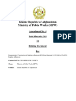 Addendum No - 4 Construction of Baghlan To Bamyan (B2B) Road Segment-5