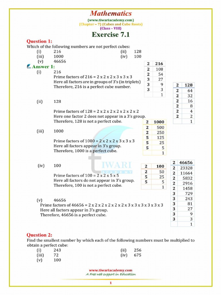 Punjab Examination Commission PEC 8th Class Mathematics Unit 7.1 Notes ...