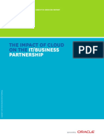 THE IMPACT OF CLOUD ON THE IT/BUSINESS PARTNERSHIP