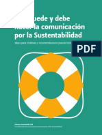 Que Puede y Debe Hacer La Comunicación Por La Sustentabilidad